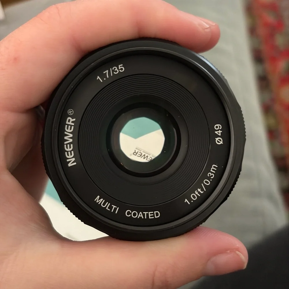 Neewer 35mm F1.7 Large Aperture APS-C Manual Focus Prime Fixed Lens